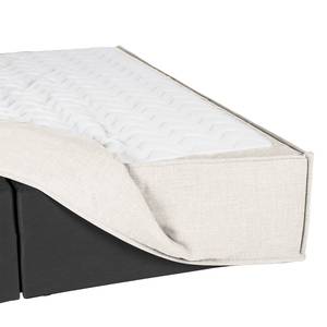 Lit boxspring Kinx Tissu KINX : Blanc - 200 x 200cm - D2 souple - 100 cm