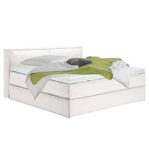 Premium Boxspringbett KINX Stoff KINX: Weiß - 200 x 200cm - H2 - 100 cm