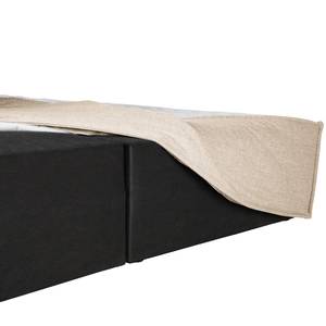 Lit boxspring Kinx Tissu - Tissu KINX : Beige - 200 x 200cm - D2 souple - 100 cm