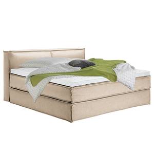 Lit boxspring Kinx Tissu KINX : Beige - 200 x 200cm - D2 souple - 100 cm