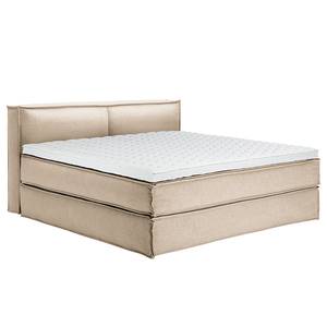 Lit boxspring Kinx Tissu KINX : Beige - 200 x 200cm - D2 souple - 100 cm