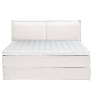 Lit boxspring Kinx Tissu KINX : Blanc - 200 x 200cm - D2 souple - 130 cm