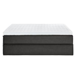 Premium boxspring KINX geweven stof - Stof KINX: Antracietkleurig - 200 x 200cm - H2 zacht - Zonder