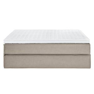 Premium boxspring KINX geweven stof - Stof KINX: Beige - 200 x 200cm - H2 zacht - Zonder