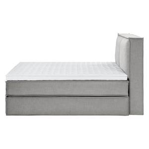 Premium Boxspringbett KINX Webstoff - Stoff KINX: Grau - 180 x 200cm - H2 - 130 cm