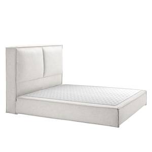 Letto boxspring Kinx Tessuto - Tessuto KINX: bianco - 180 x 200cm - H2 - 130 cm