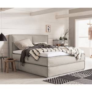 Letto boxspring Kinx Tessuto - Tessuto KINX: beige - 180 x 200cm - H2 - 130 cm