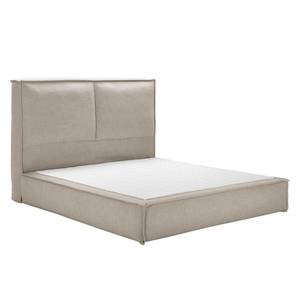 Premium boxspring KINX geweven stof - Stof KINX: Beige - 180 x 200cm - H2 zacht - 130cm