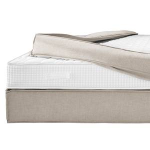 Letto boxspring Kinx Tessuto - Tessuto KINX: beige - 180 x 200cm - H2 - 130 cm