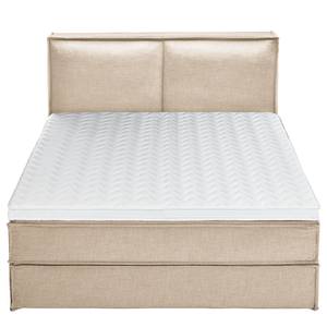 Premium Boxspringbett KINX Stoff KINX: Beige - 180 x 200cm - H2 - 130 cm