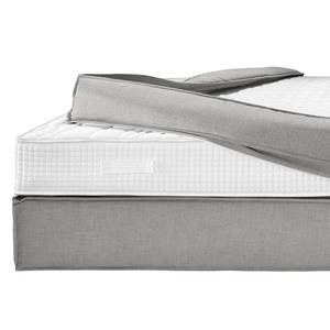 Lit boxspring Kinx Tissu - Tissu KINX : Gris - 180 x 200cm - D2 souple - 100 cm