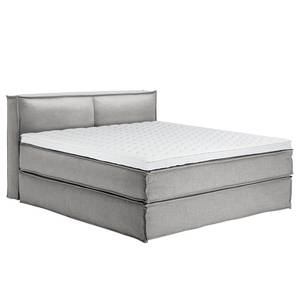 Lit boxspring Kinx Tissu - Tissu KINX : Gris - 180 x 200cm - D2 souple - 100 cm