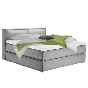 Premium Boxspringbett KINX Stoff KINX: Grau - 180 x 200cm - H2 - 100 cm