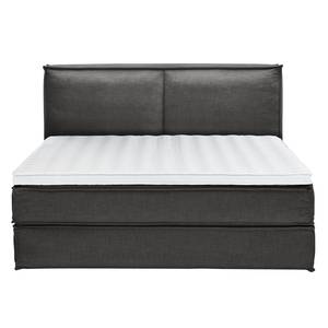 Letto boxspring Kinx Tessuto - Tessuto KINX: color antracite - 200 x 200cm - H2 - 130 cm