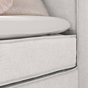 Letto boxspring Kinx Tessuto - Tessuto KINX: bianco - 180 x 200cm - H2 - Senza