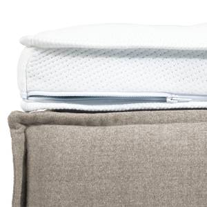 Letto boxspring Kinx Tessuto - Tessuto KINX: beige - 160 x 200cm - H2 - 130 cm