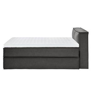 Premium boxspring KINX geweven stof - Stof KINX: Antracietkleurig - 160 x 200cm - H2 zacht - 100cm