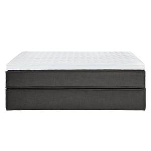 Premium boxspring KINX geweven stof - Stof KINX: Antracietkleurig - 160 x 200cm - H2 zacht - Zonder