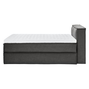 Premium Boxspringbett KINX Webstoff - Stoff KINX: Anthrazit - 140 x 200cm - H2 - 100 cm