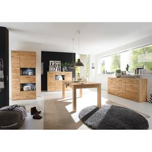 Dressoir Lopburi deels massief blank eikenhout - leisteenkleurig