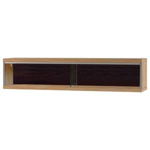 Wandplank Lopburi deels massief blank eikenhout - Breedte: 124 cm