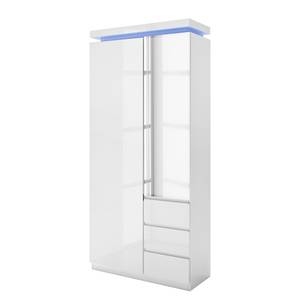 Ensemble de vestibule Emblaze 5 éléments - Blanc brillant Avec éclairage