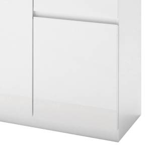 Ensemble de vestibule Emblaze 5 éléments - Blanc brillant Avec éclairage