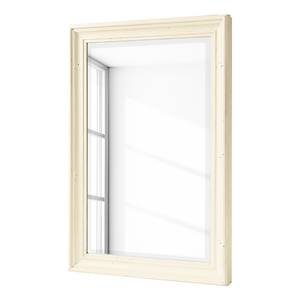 Miroir Boddo Pin massif - Blanc