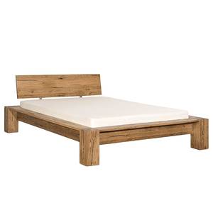 Massief houten bed Morton massief moeraseikenhout - 140 x 200cm