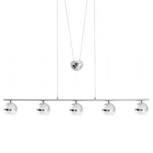 Suspension LED Métal / Matériau synthétique Argenté