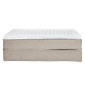 Lit boxspring Kinx Tissu - Tissu KINX : Beige - 140 x 220cm - D2 souple - Sans