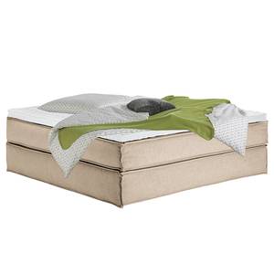 Premium Boxspringbett KINX Stoff KINX: Beige - 200 x 220cm - H2 - Ohne