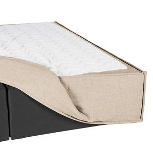 Premium Boxspringbett KINX Stoff KINX: Beige - 200 x 220cm - H2 - Ohne