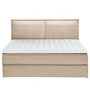 Premium Boxspringbett KINX Stoff KINX: Beige - 200 x 220cm - H2 - 130 cm