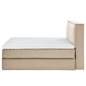 Premium Boxspringbett KINX Stoff KINX: Beige - 200 x 220cm - H2 - 130 cm