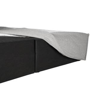 Premium Boxspringbett KINX Webstoff - Stoff KINX: Grau - 160 x 220cm - H2 - 100 cm
