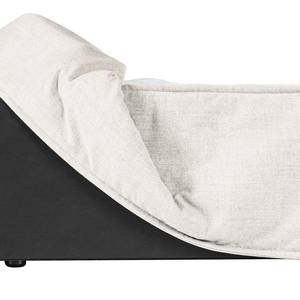 Premium Boxspringbett KINX Webstoff - Stoff KINX: Weiß - 140 x 220cm - H2 - 100 cm