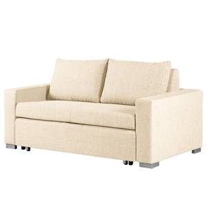 Canapé convertible LATINA Basic Tissu Doran : Crème - Largeur : 173 cm