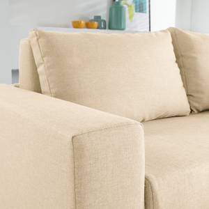 Schlafsofa LATINA Basic Webstoff - Stoff Doran: Creme - Breite: 173 cm