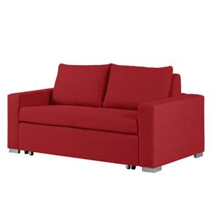 Canapé convertible LATINA Basic Tissu Doran : Rouge - Largeur : 173 cm