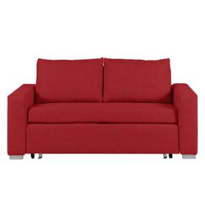 Slaapbank LATINA Basic Stof Doran: Rood - Breedte: 173 cm