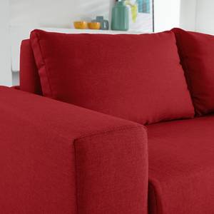 Schlafsofa LATINA Basic Webstoff - Stoff Doran: Rot - Breite: 173 cm