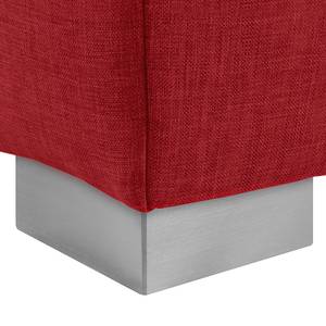 Canapé convertible LATINA Basic Tissu Doran : Rouge - Largeur : 173 cm