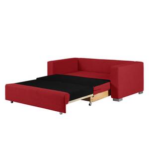 Canapé convertible LATINA Basic Tissu Doran : Rouge - Largeur : 193 cm