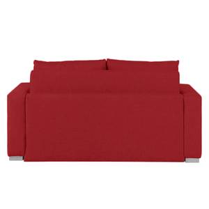 Canapé convertible LATINA Basic Tissu Doran : Rouge - Largeur : 193 cm