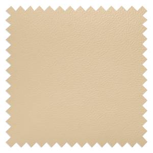 Bank Capri (3-zits) beige echt leer - Leer Mabel: Beige