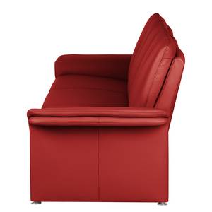 Sofa Capri (3-Sitzer) Echtleder Rot - Echtleder Mabel: Rot