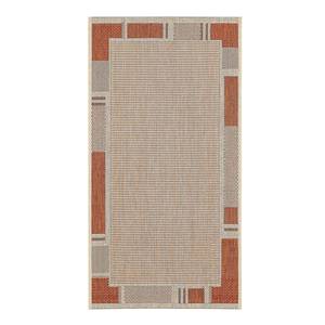 Teppich Saint Louis I Beige/Terra - 60 x 110 cm - Terracotta - 60 x 110 cm