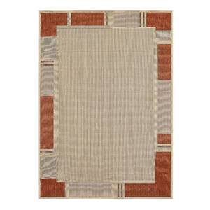 Teppich Saint Louis I Beige/Terra - 67 x 140 cm - Terracotta - 67 x 140 cm