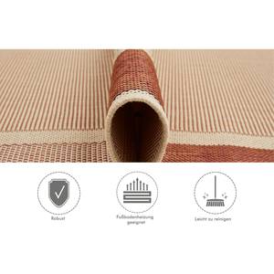 Teppich Saint Louis I Beige/Terra - 67 x 140 cm - Terracotta - 67 x 140 cm